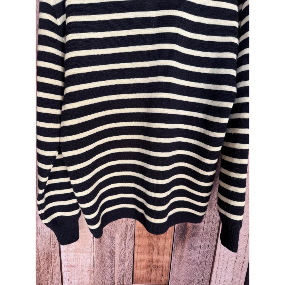 Armor-Lux Breton Striped Wool Sweater Coastal Nautical French Size 5 US XXL - Picture 6 of 11
